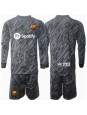 Barcelona Torwart Ausweichtrikot für Kinder 2024-25 Langarm (+ Kurze Hosen)